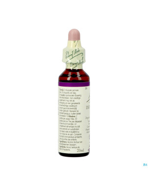 Bach flower remedie 18 impatiens    20ml