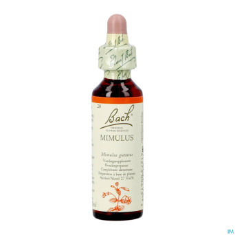 Bach flower remedie 20 mimulus    20ml