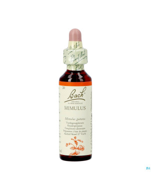 Bach flower remedie 20 mimulus    20ml