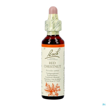 Bach flower remedie 25 red chestnut    20ml