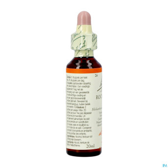 Bach flower remedie 26 rock rose    20ml