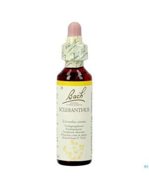 Bach flower remedie 28 scleranthus    20ml
