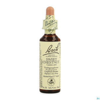 Bach flower remedie 30 sweet chestnut    20ml