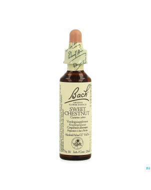 Bach flower remedie 30 sweet chestnut    20ml