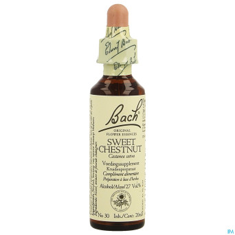 Bach flower remedie 30 sweet chestnut    20ml