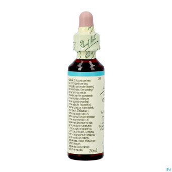 Bach flower remedie 31 vervain 20ml