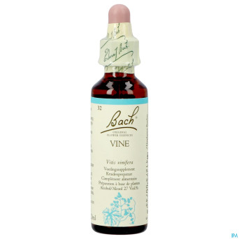 Bach flower remedie 32 vine    20ml