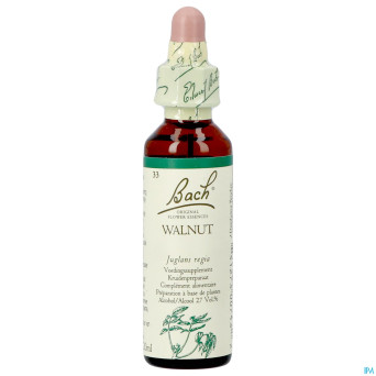 Bach flower remedie 33 walnut  20ml