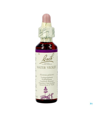 Bach flower remedie 34 water violet    20ml