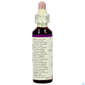 Bach flower remedie 34 water violet    20ml