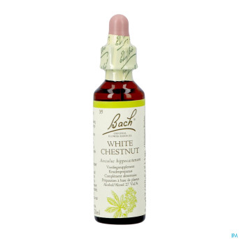 Bach flower remedie 35 white chestnut    20ml