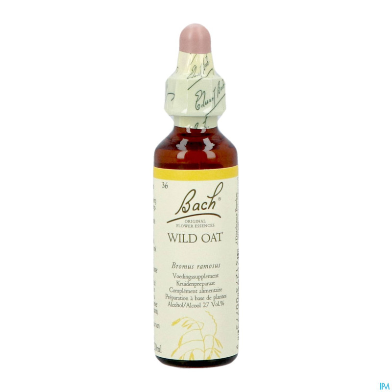 Bach flower remedie 36 wild oat    20ml