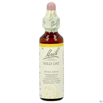Bach flower remedie 36 wild oat    20ml