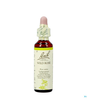 Bach flower remedie 37 wild rose    20ml