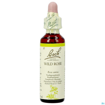 Bach flower remedie 37 wild rose    20ml