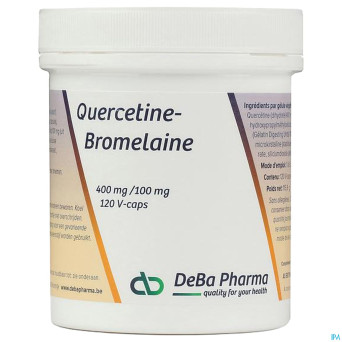 Quercetine bromelaine    caps 120    deba