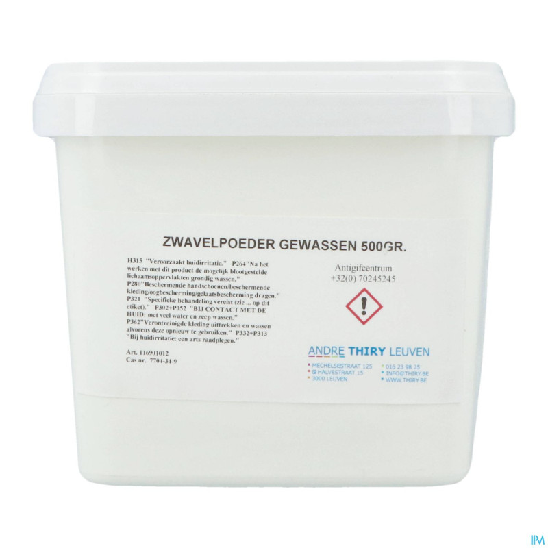 Soufre lave technique vrac 500g thiry