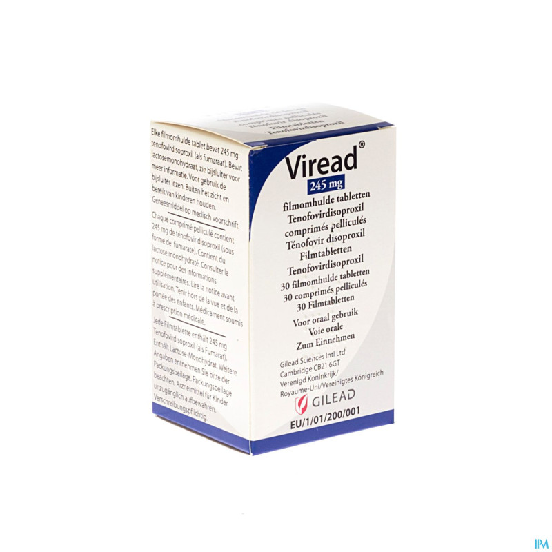 Viread 245mg comp pell  30 x 245mg