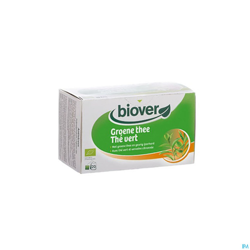 Biover infusettes bio the vert    sachet 20