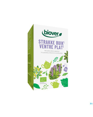 Biover infusettes bio ventre plat    sachet 20