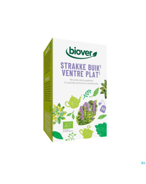 Biover infusettes bio ventre plat    sachet 20