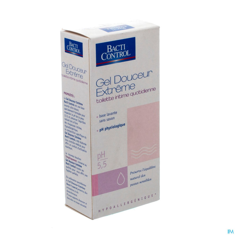 Bacti control gel douceur toilette intime    200ml