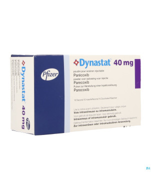 Dynastat 40 mg pulv pr inj 10 fl