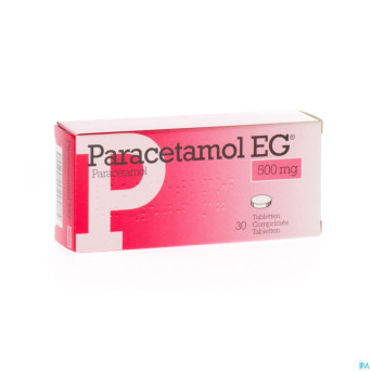 Paracetamol eg comp. 30 x 500 mg