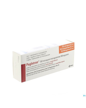 Pegintron 150mcg pen pulv inj 1pen+1aiguil+2ouate