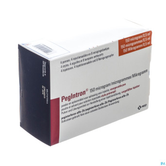 Pegintron 150mcg pen pulv inj 4pen+4aiguil+8ouate