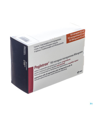 Pegintron 150mcg pen pulv inj 4pen+4aiguil+8ouate