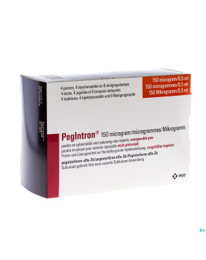 Pegintron 150mcg pen pulv inj 4pen+4aiguil+8ouate