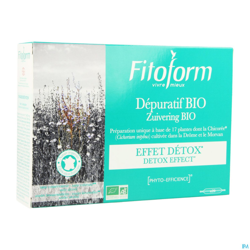 Depuratif bio print.-automne  amp 20x10ml fitoform