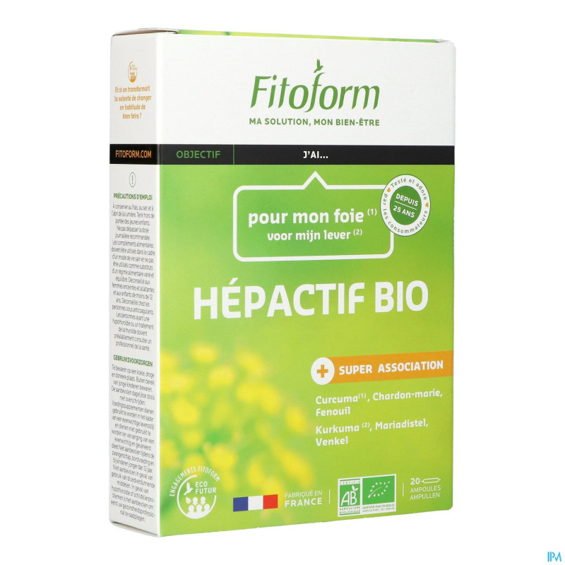 Hepactif bio    amp 20x10ml fitoform