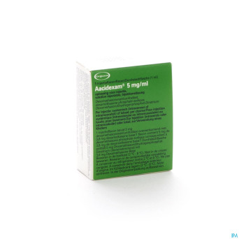 Aacidexam 5mg/ml sol inj fl inj  1 x 1ml