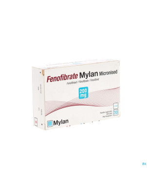 Fenofibrate mylan caps 30 x 200 mg