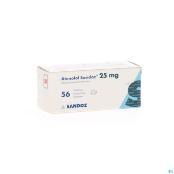 Atenolol sandoz  25mg tabl  56x 25mg