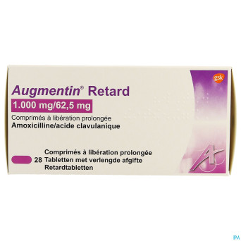Augmentin retard tabl 28x1g