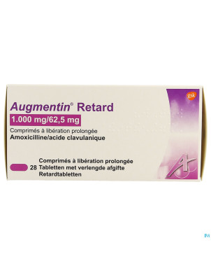 Augmentin retard tabl 28x1g