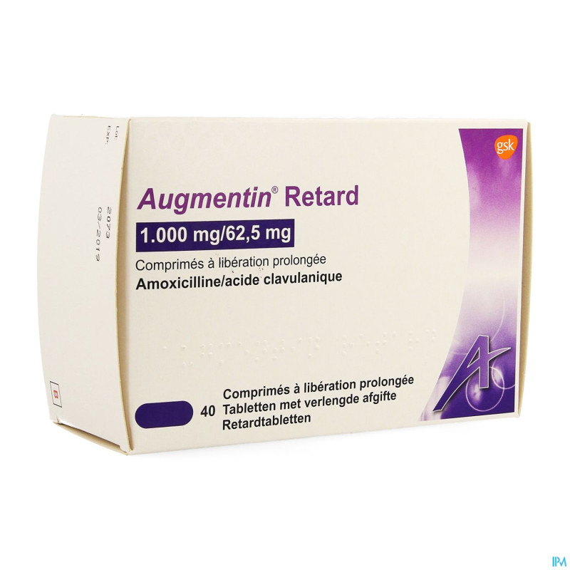 Augmentin retard tabl 40x1g