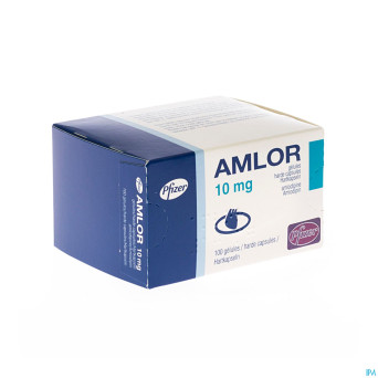 Amlor 10mg caps 100