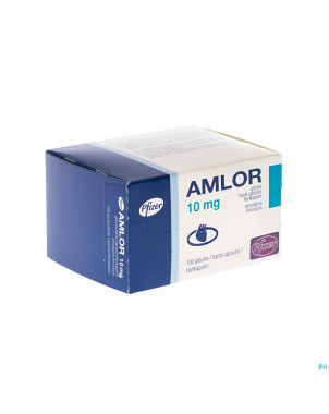 Amlor 10mg caps 100