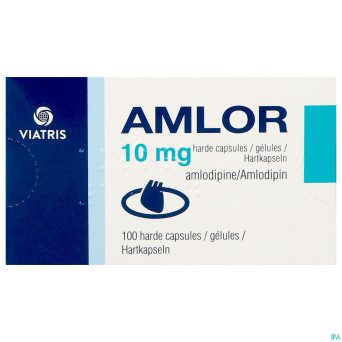 Amlor 10mg caps 100