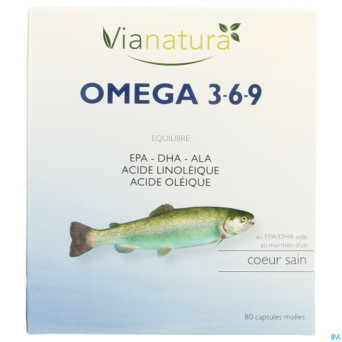 Via natura omega 3-6-9 large    softcaps 80
