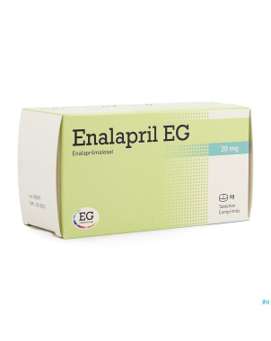 Enalapril eg    comp 98x20mg