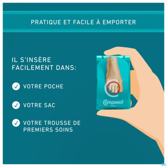 Compeed ampoules aux orteils pans extra petit 8