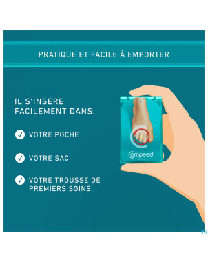 Compeed ampoules aux orteils pans extra petit 8