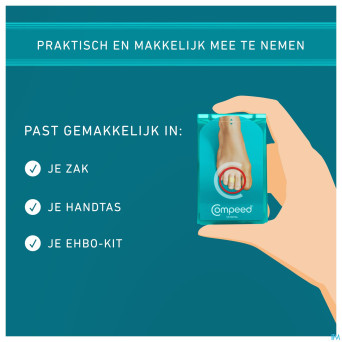 Compeed ampoules aux orteils pans extra petit 8