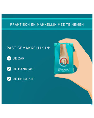 Compeed ampoules aux orteils pans extra petit 8