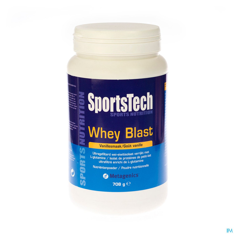 Sportstech whey blast vanille    708g metagenics
